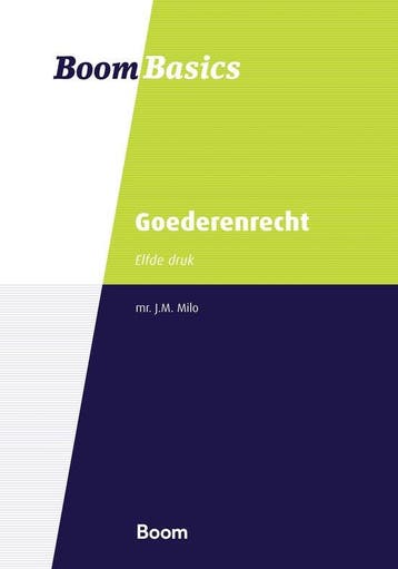 9789462129078 Boom Basics - Goederenrecht | Tweedehands, Boeken, Verzenden, Zo goed als nieuw, J.M. Milo