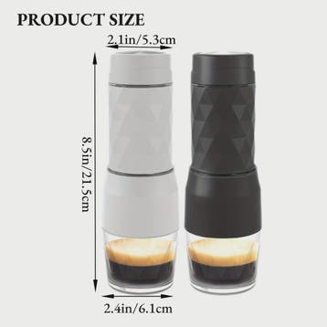 HOMEFISH 3-in-1 Draagbare Koffiemachine: Espresso, Capsules, Verzenden, Nieuw