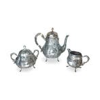 Duits Fabrikaat - Koffie- en theeservies (3) - .800 zilver -, Antiek en Kunst