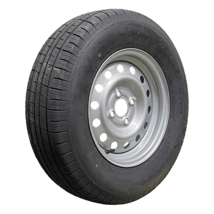 Goodride Luchtband + wiel 195 R14C ST290 M+S + 5½Jx14H2 ET30, Auto diversen, Aanhangwagen-onderdelen, Ophalen of Verzenden