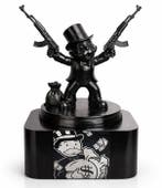 Daluxe Art - 1999 • Monopoly Boss Gun Display Gloss, Antiek en Kunst