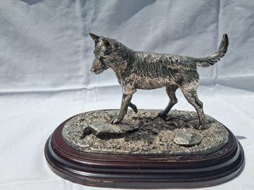 Luiz Valadares - sculptuur, Portuguese Dog Breeds - 16 cm -