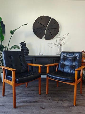 Sibast Mobler - Lounge stoel (2) - Palissander, Leder -