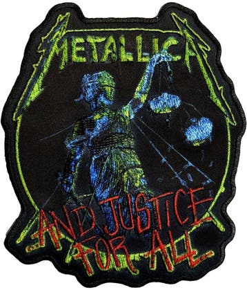 Metallica Vintage Justice For All - Patch off. merchandise, Ophalen of Verzenden, Nieuw, Kleding
