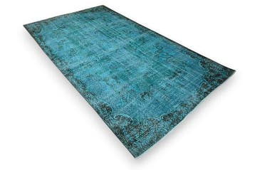 Blauwe vintage - Vloerkleed - 295 cm - 165 cm -