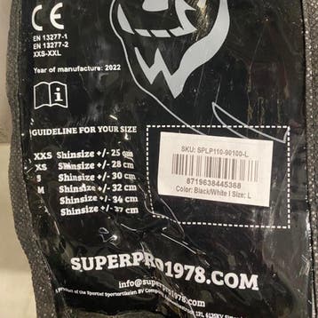 Super Pro Combat Gear Scheenbeschermer Savior Zwart/Wit, Ophalen of Verzenden, Nieuw