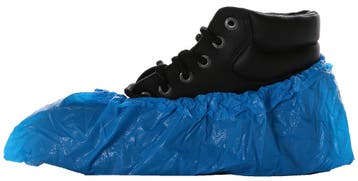 Wegwerp overschoen polyethyleen 30mu blauw - zak 100 stuks, Verzenden, Nieuw