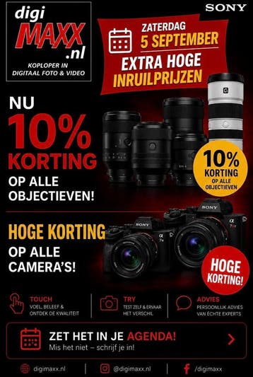 Sony Toch en Try zaterdag 5 september Hoge korting!!, Audio, Tv en Foto, Fotocamera's Digitaal, Ophalen, Nieuw, Sony