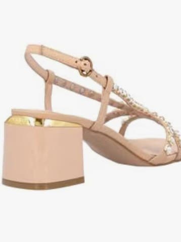 Pinko dames Sandalen Met NappaleerSandaal, Verzenden, Nieuw