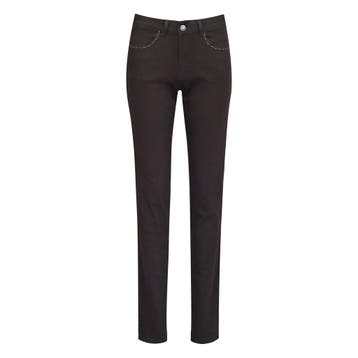 Para Mi • donkerbruine Celine jeans • 34, Para Mi, Verzenden, Nieuw