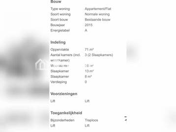 Ede: 71 m² appartement begane grond met 3 kamers, huur €6