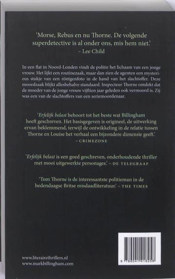 Erfelijk belast 3voor2 2011 9789041418258 Mark Billingham, Verzenden, Gelezen, Mark Billingham