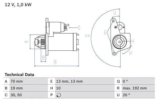 Startmotor / Starter RENAULT CLIO IV,III (1.6 RS,2.0 16..., Auto-onderdelen, Motor en Toebehoren, Nieuw, Ophalen of Verzenden