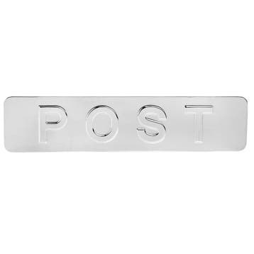 Front voor Homebox buitenklep glanzend nikkel - Mooi Deur..., Ophalen of Verzenden, Nieuw, Koper of Messing, Overige typen
