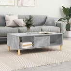 Salontafel Beton Grijs 102 x 55 x 35 cm Bewerkt hout, Verzenden, Nieuw