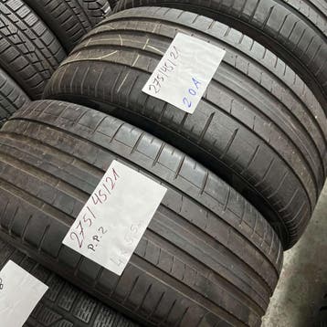 2 x Pirelli PZero 275-45-21 Zomerbanden 5,5mm, Gebruikt, 275 mm, Band(en), Personenwagen