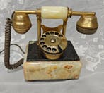 Analoge telefoon - Onyx - Vintage telefoon in onyx en brons