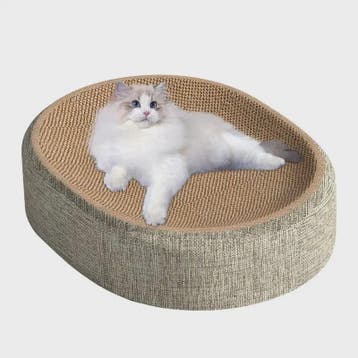 2-in-1 Kattenkrabplank en Nest: Bescherm Meubels & Verwen Je, Verzenden, Nieuw