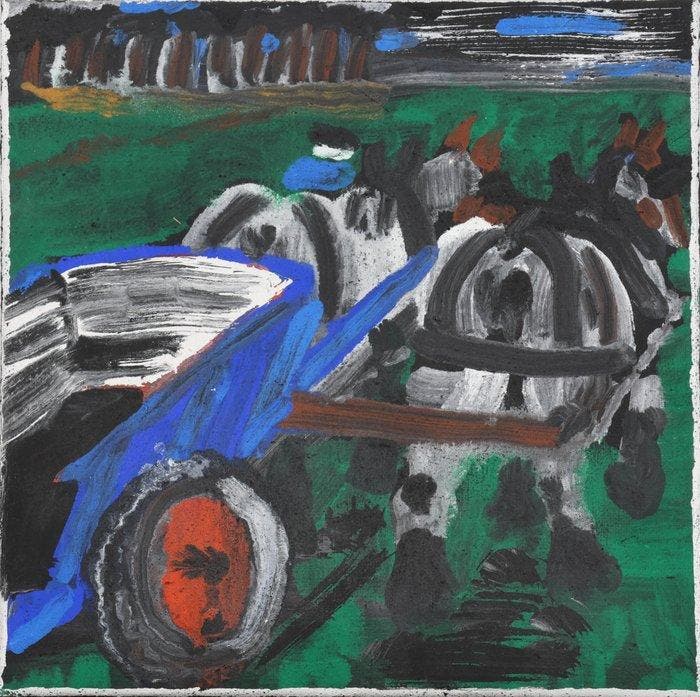 Leon Adriaans (1944-2004) - Voor vaders bloed, Antiek en Kunst, Kunst | Schilderijen | Modern
