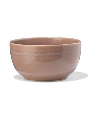 HEMA Kom Ø14cm Puur aardewerk taupe 6=50% / 4=20% / 2=10%, Huis en Inrichting, Verzenden, Nieuw