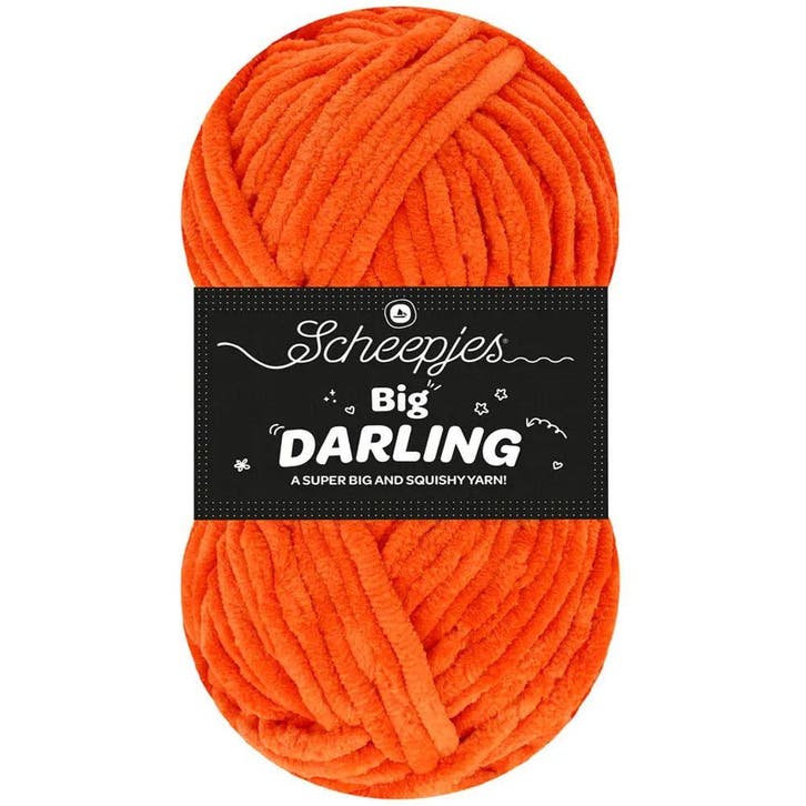 ScheepjesBig Darling- 440 Crab - Super Chunky Chenille G, Hobby en Vrije tijd, Breien en Haken, Ophalen of Verzenden