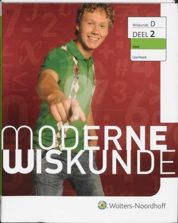 Moderne wiskunde 2 vwo D druk 1 9789001701635, Zo goed als nieuw