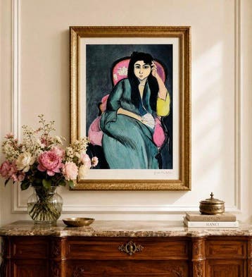 Henri Matisse (1869-1954) (after) - Laurette en vert dans, Antiek en Kunst, Curiosa en Brocante