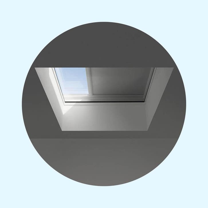 Velux DSU verduisterend rolgordijn op zonne-energie 90x90, Doe-het-zelf en Verbouw, Glas en Ramen, Overige typen, Nieuw, Verzenden