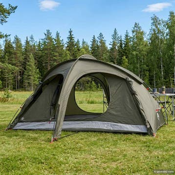 vidaXL Trekkingtent met regenhoes waterdicht 2-persoons, Verzenden, Nieuw, Tot en met 2