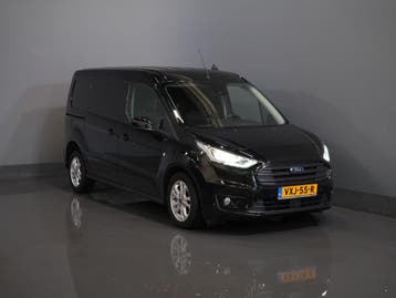 Ford Transit Connect 1.5 TDCI L2 Limited NAP/ Bi-Xenon/ Adap, Stof, Gebruikt, Euro 6, Zwart