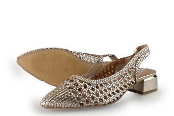 Gioseppo Slingbacks in maat 40 Goud, Gioseppo, Overige kleuren, Verzenden, Zo goed als nieuw