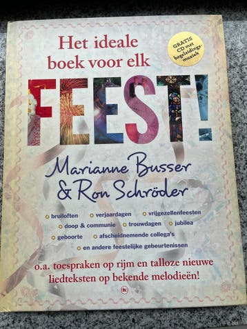 Het ideale boek voor elk feest! + cd, Boeken, Gelezen, Marianne Busser en Ron Schröder, Verzenden, Nederland