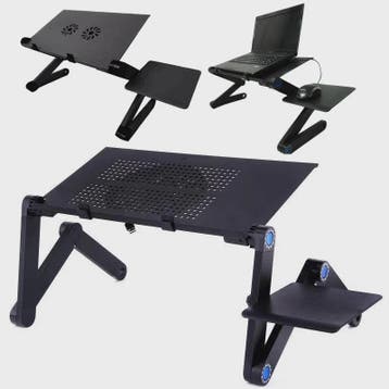 Verstelbaar Laptop Bureau met Muisplateau - Draagbaar, Opvou, Verzenden, Nieuw
