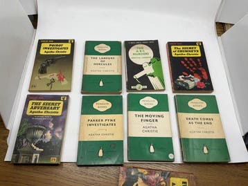 Agatha Christie - Eight Agatha Christie vintage paperback