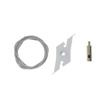 PENDELSET CLIP | 2 METER | WIT | VOOR 3-FASE RAILS, Nieuw