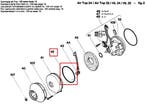 Webasto dichtring 122x2 MM tbv. AT HL 24 32, Ophalen of Verzenden, Nieuw
