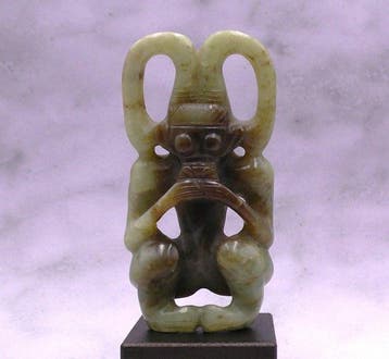 sculptuur, Hongshan Cultuur Alien achtige Gehoornde Godheid, Verzamelen