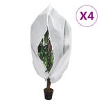 vidaXL Plantenhoezen met ritssluiting 4 st 70 g/m² 2,36x2 m, Verzenden, Nieuw