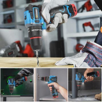 Gisam 95NM Brushless Elektrische Klopboormachine 3-in-1 Accu, Verzenden, Nieuw