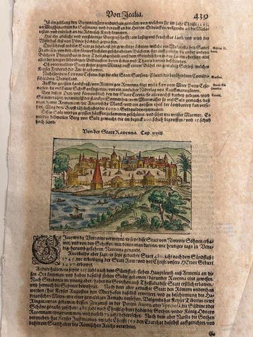 Italië - Emilia-Romagna / Ravenna; Sebastian Münster, Nieuw