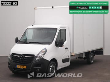 Opel Movano 150PK Laadklep Bakwagen Zijdeur Airco Navi Camer, Stof, Gebruikt, Euro 6, Wit
