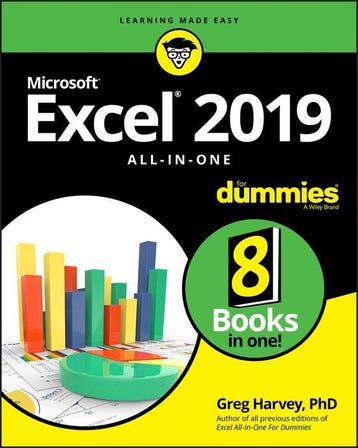 Excel 2019 All–in–One For Dummies 9781119517948 Greg Harvey, Verzenden, Zo goed als nieuw, Greg Harvey