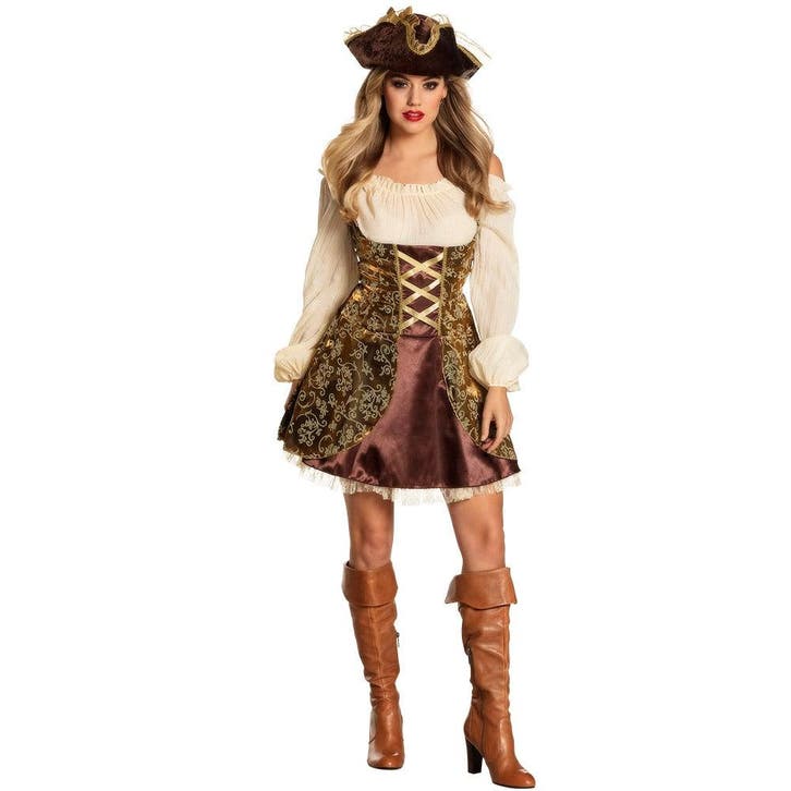 Piratenpak Ching Shih Dames, Kleding | Dames, Carnavalskleding en Feestkleding, Nieuw, Ophalen of Verzenden