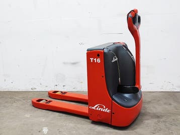LINDE T16 ELEKTRO PALLETTRUCK - 1000 x 550 mm, 1000 tot 2000 kg, Elektrisch, Palletwagen, Linde