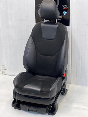 Ford S-Max bekleding stoel rechts half stof half leer bj.201, Gebruikt, Ford