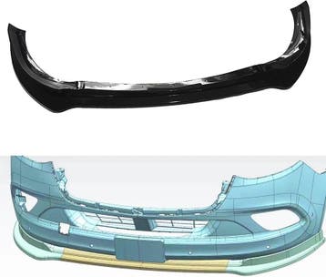 Frontspoiler | geschikt voor Mercedes-Benz Sprinter 2018-202, Verzenden, Nieuw, Mercedes-Benz