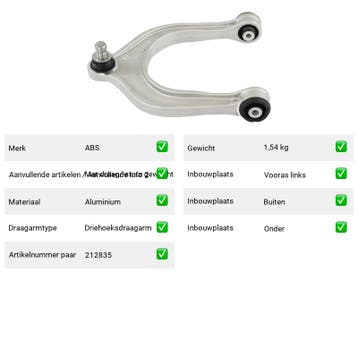 Draagarm {{car_brandTitle}} B7 BITURBO (G07) Van 2020-05 tot, Verzenden, Nieuw