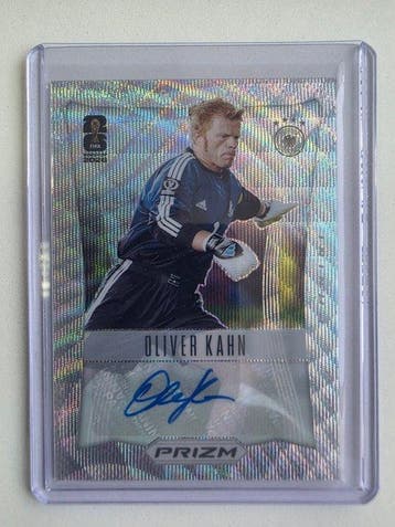 2026 Panini Prizm Oliver Kahn 12-OK Gesigneerde kaart, Foil,, Nieuw