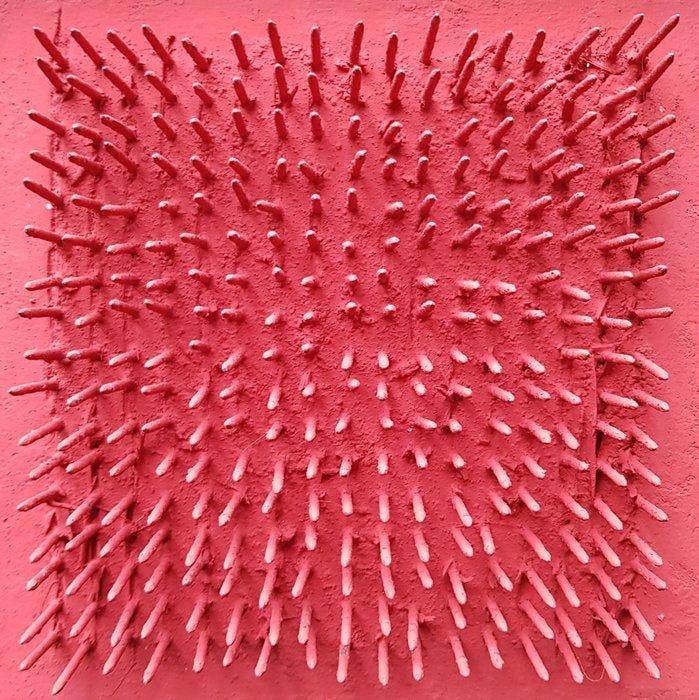 Bernard Aubertin (1934-2015) - Tableau clous, Antiek en Kunst, Kunst | Schilderijen | Modern