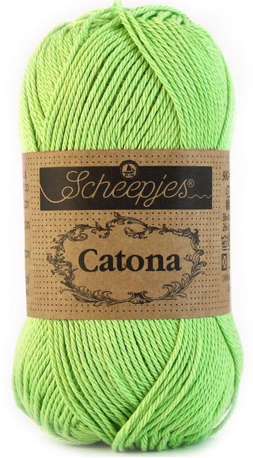 Scheepjes Catona 50 gram - 513 apple granny - Katoen Garen, Ophalen of Verzenden, Nieuw